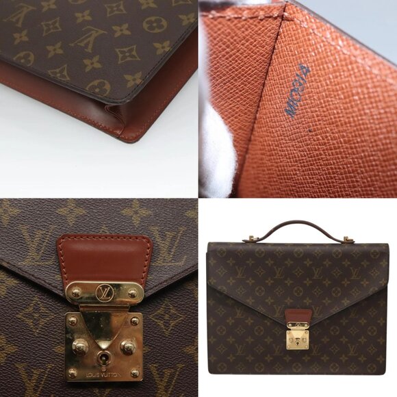 LOUIS VUITTON Monogram Porte Documents Bandouliere Bag M53338 Auth sw092 - Picture 15 of 15